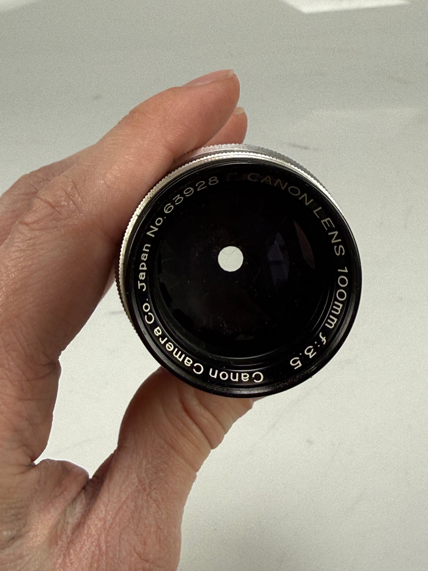 Canon 100mm f3.5 LTM M39 Rangefinder Lens