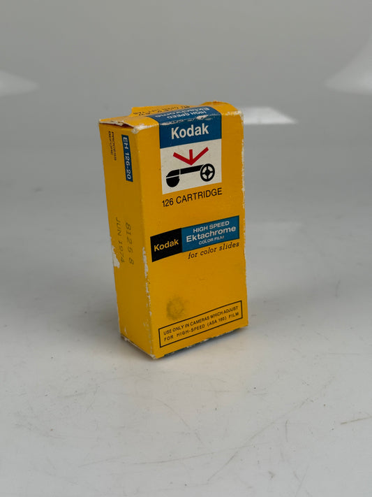 Kodak Ektachrome 126-20 high speed color Film