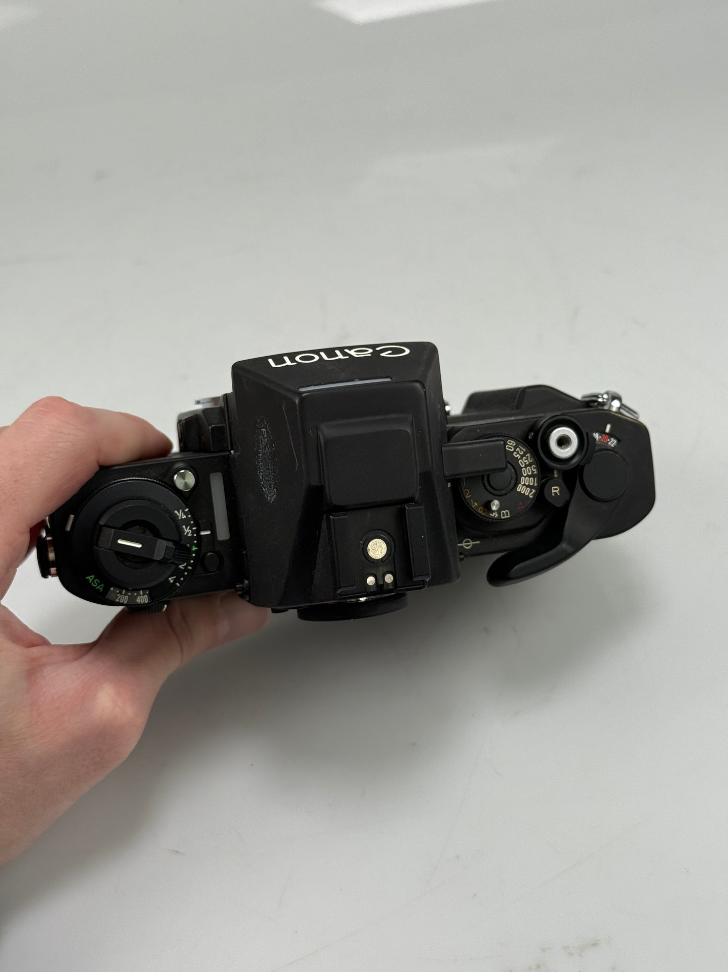 Canon NEW F-1 N 35mm SLR Film Camera black Body AE Finder