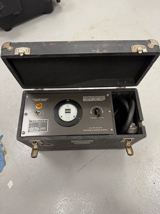 Bach Auricon Sound on Film recording equipment portable power supply