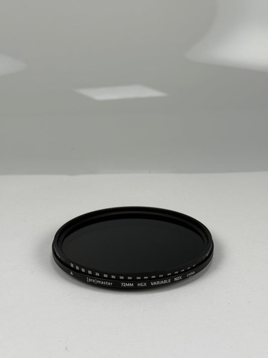 Promaster 72mm Variable Digital HGX NDX ND Filter variable