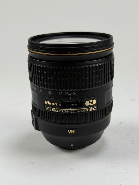 Nikon AF-S NIKKOR 24-120mm f4 G ED VR Lens