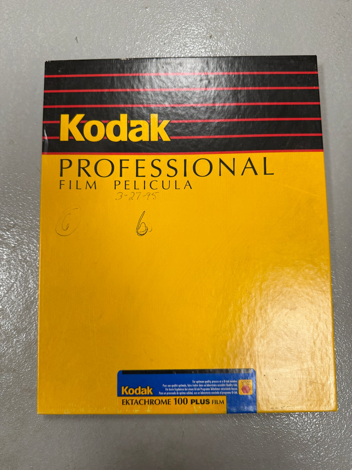 Kodak Ektachrome 100 plus 10 sheets 8x10 exp 1996