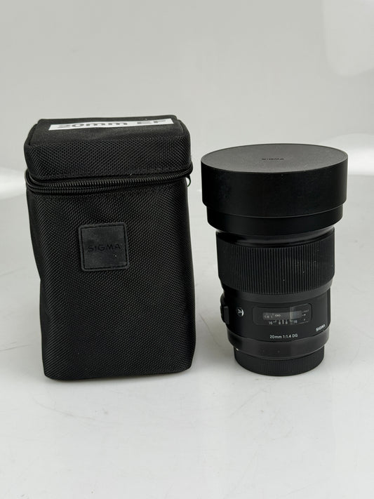 Sigma AF 20mm f1.4 DG HSM Art 015 Lens Canon EF