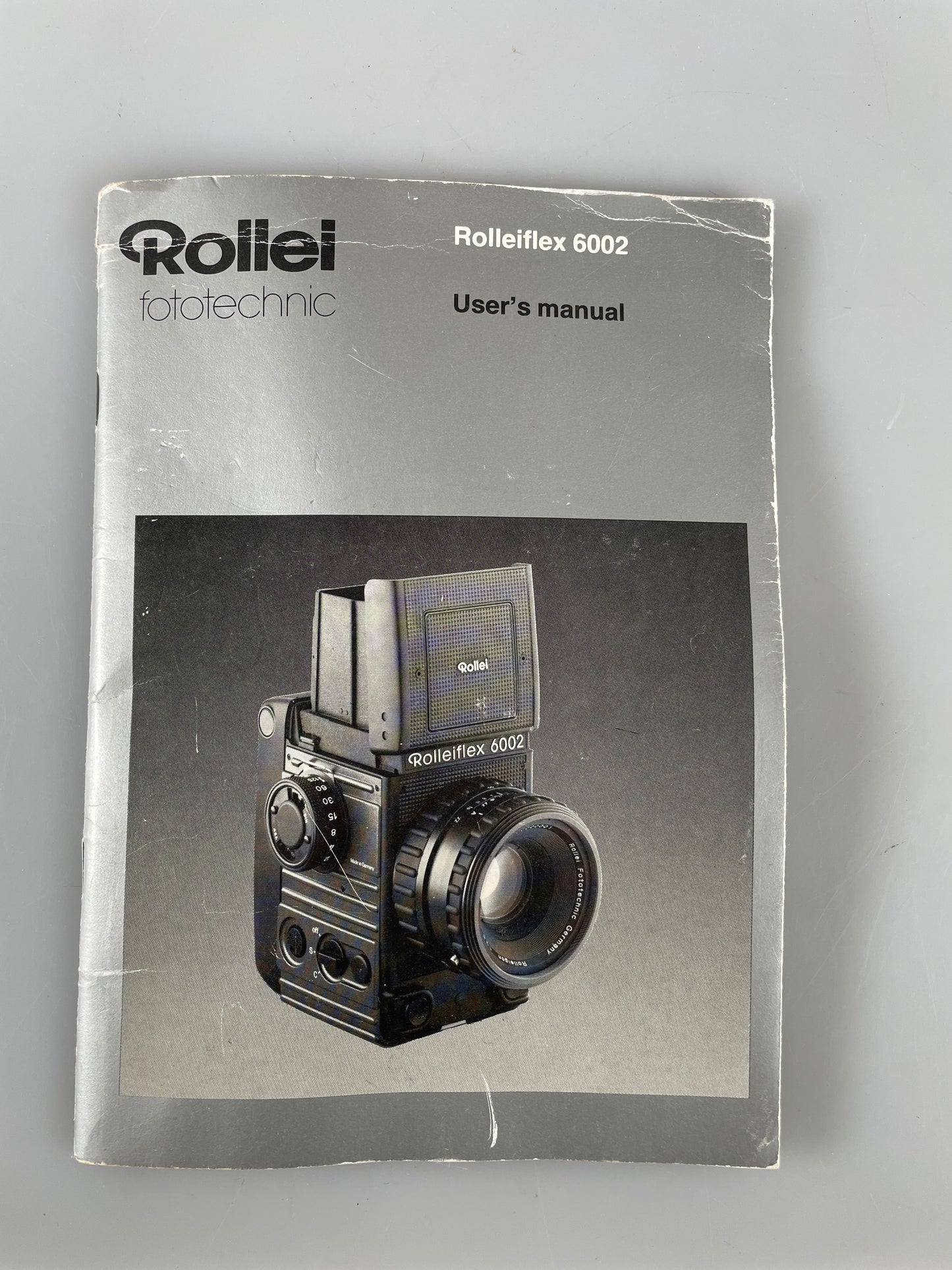 Rollei Rolleiflex 6002 Camera Film Instruction Book Manual