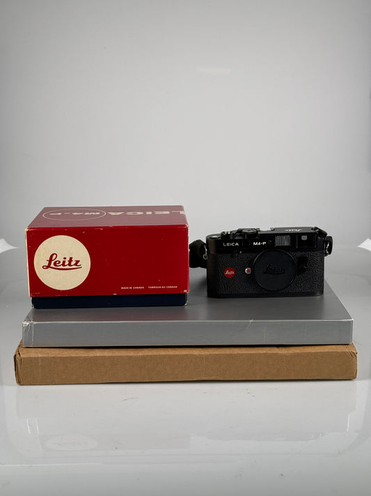 Leica M4-P black 35mm rangefinder film camera body