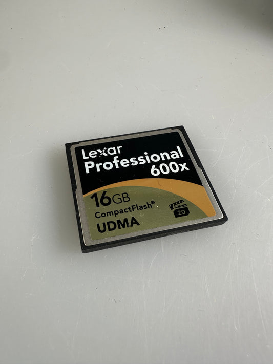 Lexar 16GB CF Memory Card Compact Flash 600x UMDA