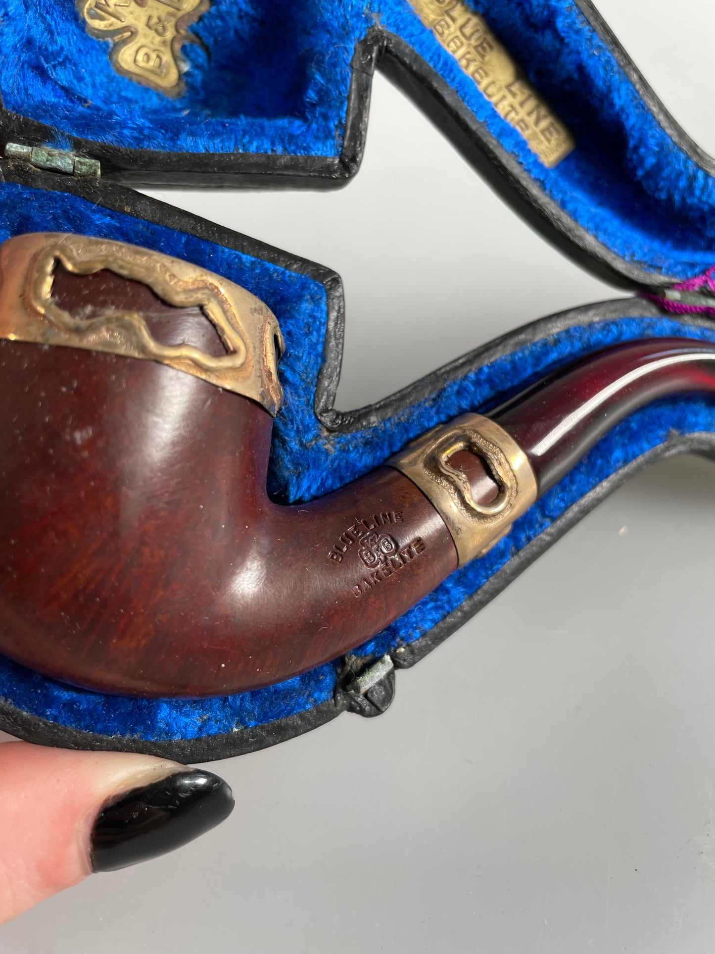 KBB Blue Line Bakelite Pipe, Unsmoked