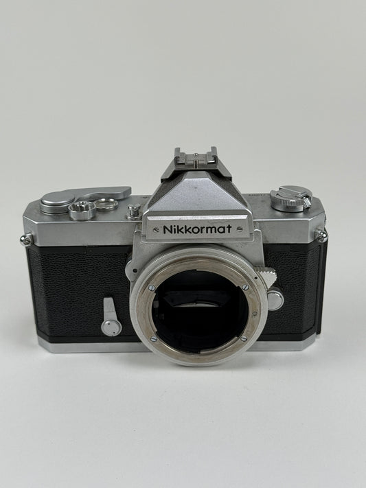 RARE NIKON NIKKORMAT FS CAMERA BODY Chrome Film camera