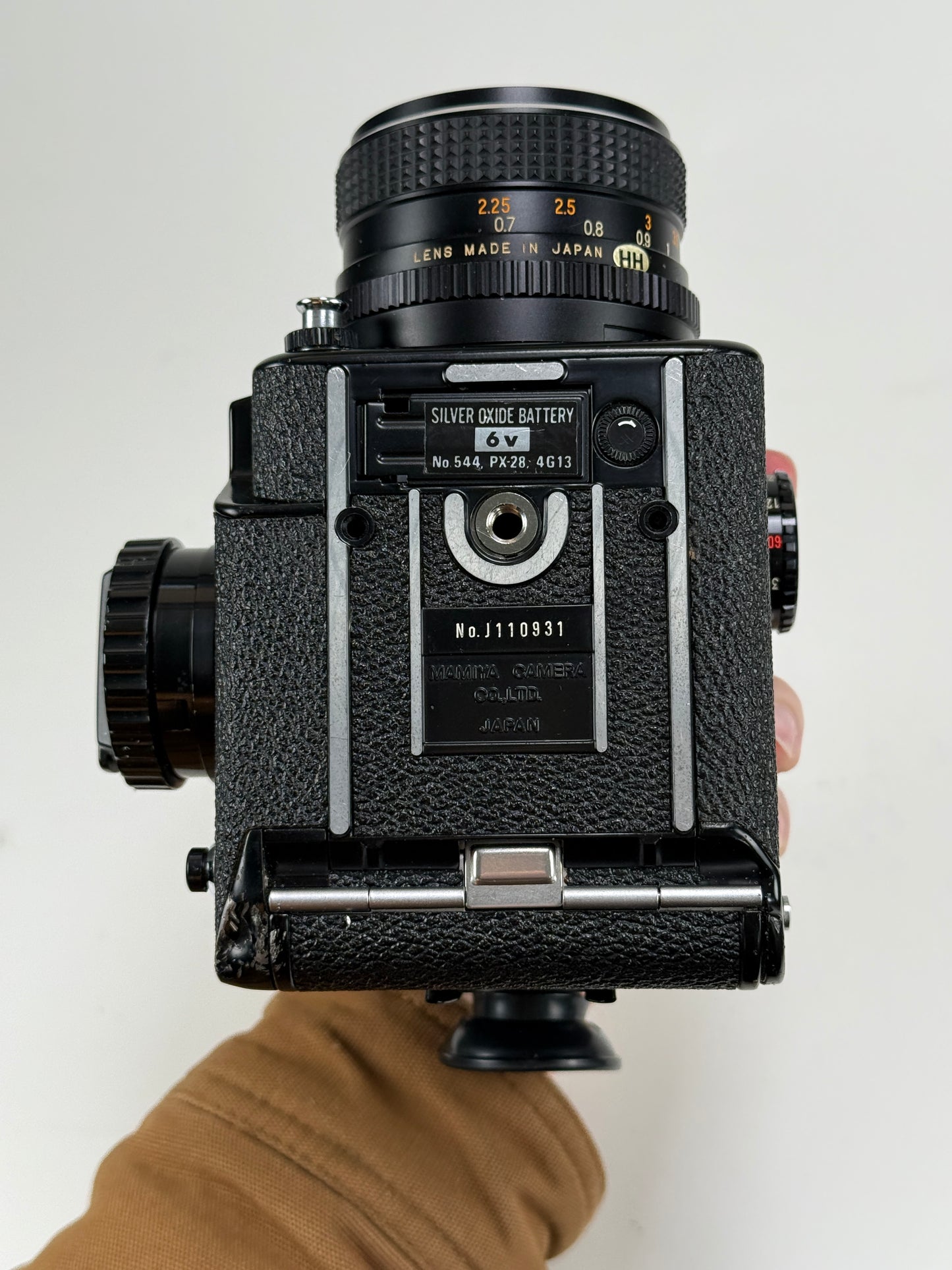 Mamiya 645J, AE Finder, Sekor C 80mm f2.8, 120 back Medium format camera kit
