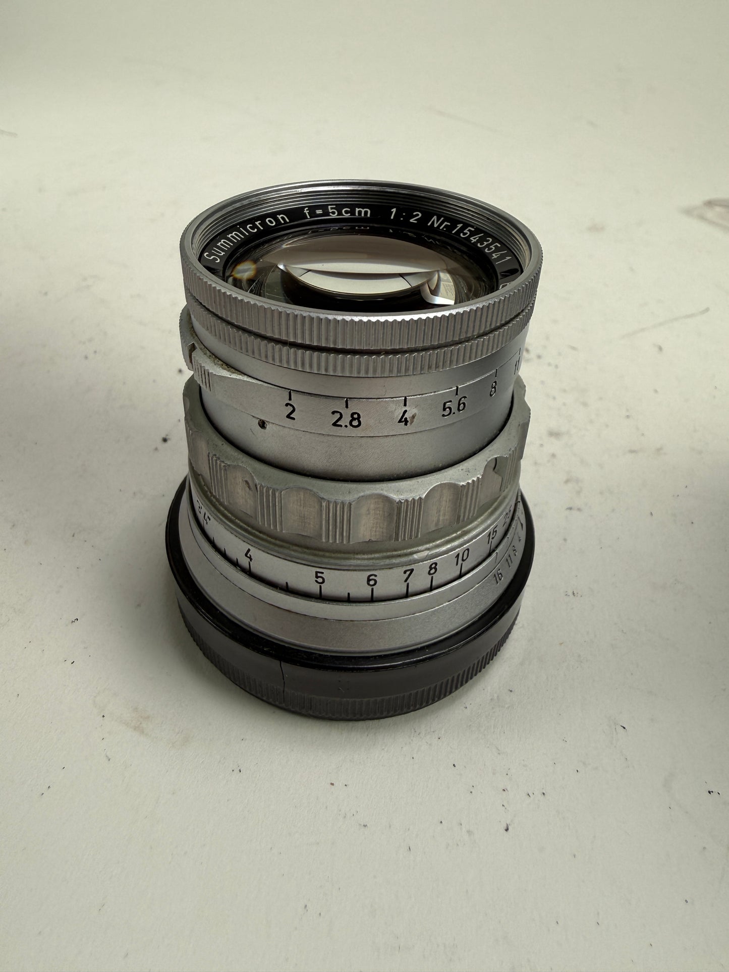 Leica Leitz Wetzlar Summicron M 50mm F2 Rigid Lens