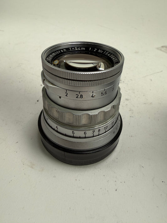 Leica Leitz Wetzlar Summicron M 50mm F2 Rigid Lens