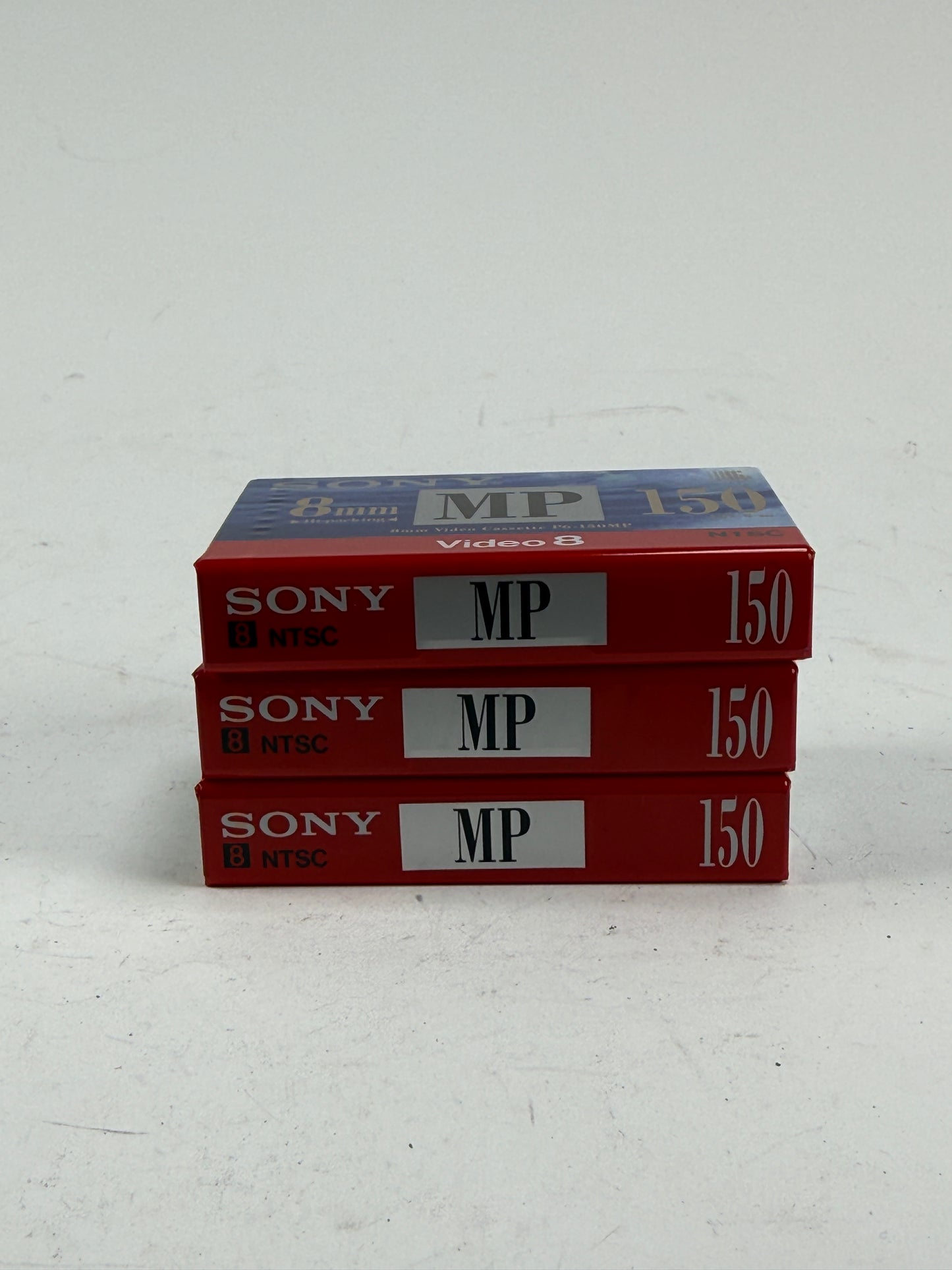 Sony 150 8mm Camcorder Video Tapes P6-150MP lot of 3