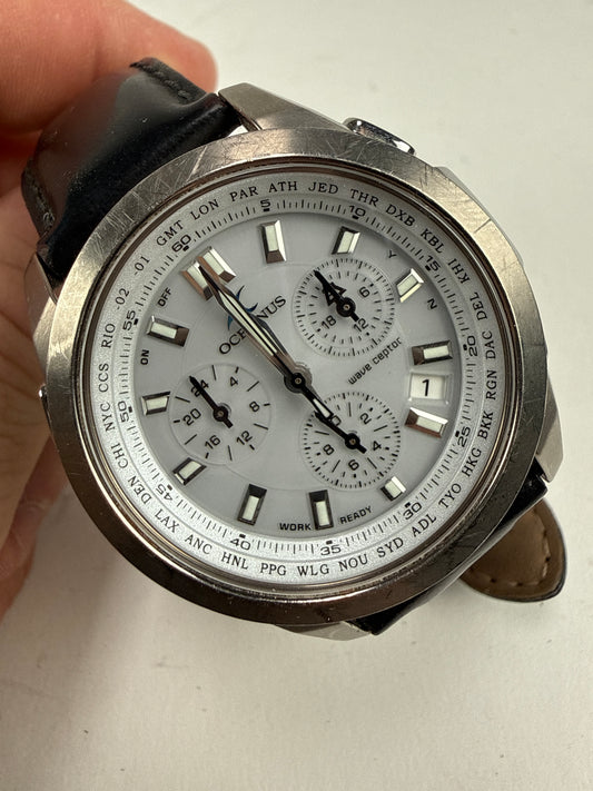 CASIO Oceanus Titanium Solar Watch OCW-600 Chronograph Men's Timepiece