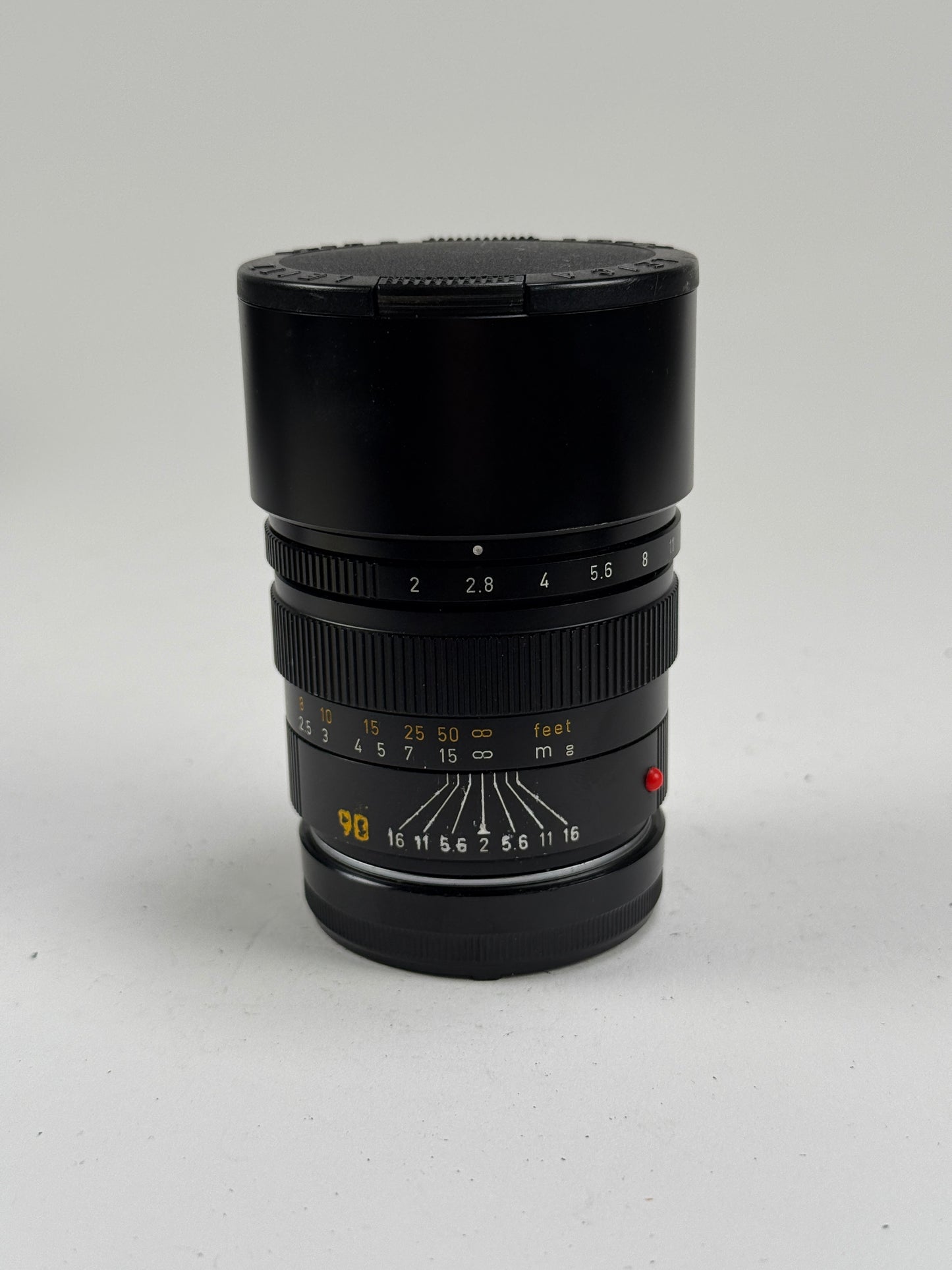 Leica 11136 90mm f2 Summicron-M E55 Lens Black (v.II)