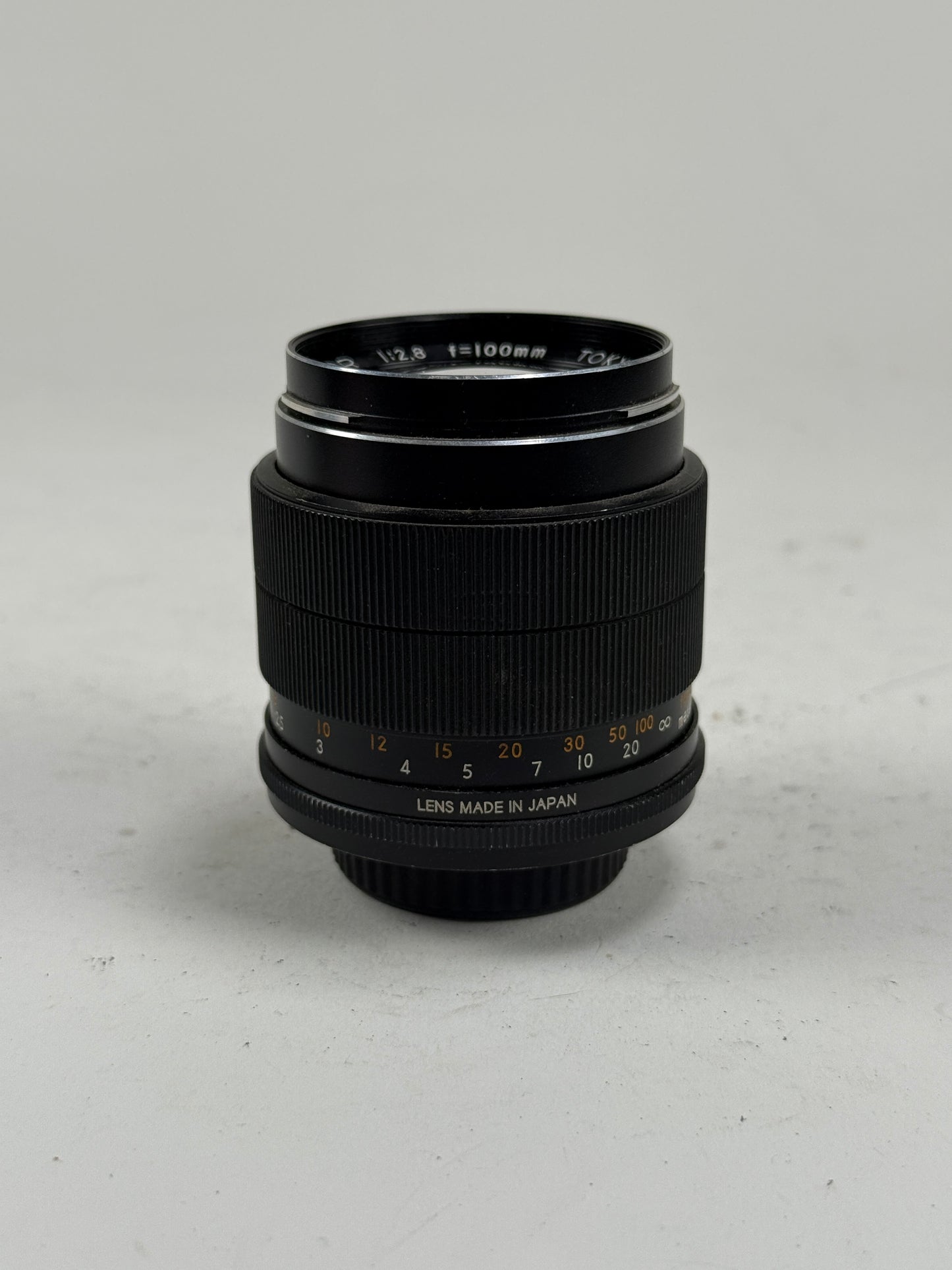 Topcon Topcor RE Auto 10cm 100mm f2.8 Telephoto Lens Black