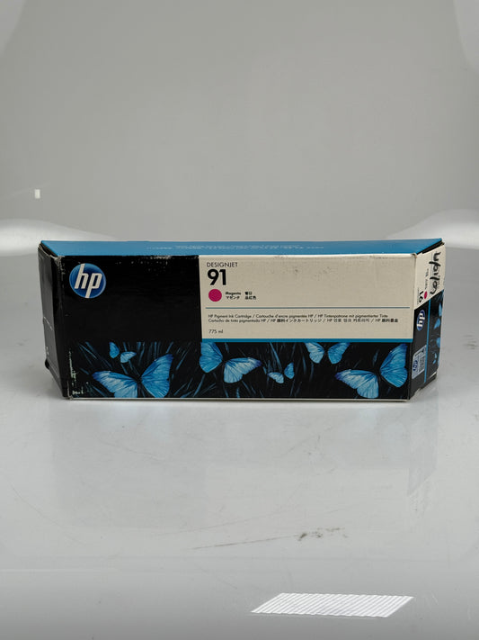 2019 GENUINE HP 91 MAGENTA 775ml INK CARTRIDGE DESIGNJET Z6100 C9468A NEW