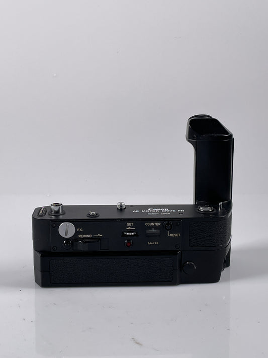 Canon AE Motor Drive FN for New F-1n Tested with Nicad battery