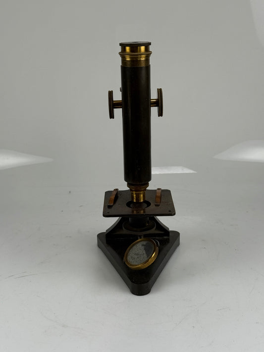 Vintage R & J RJ Beck London Brass microscope