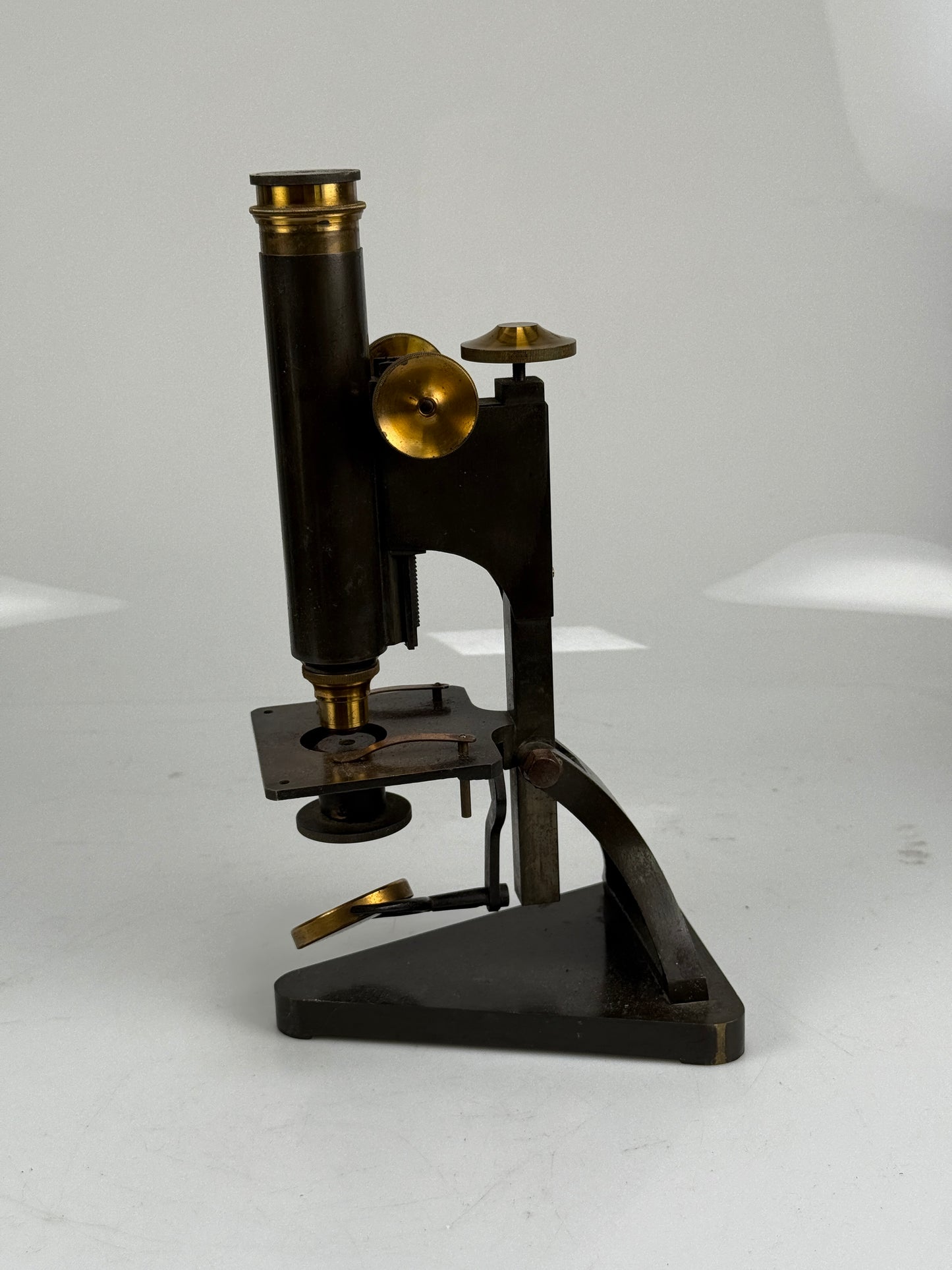 Vintage R & J RJ Beck London Brass microscope