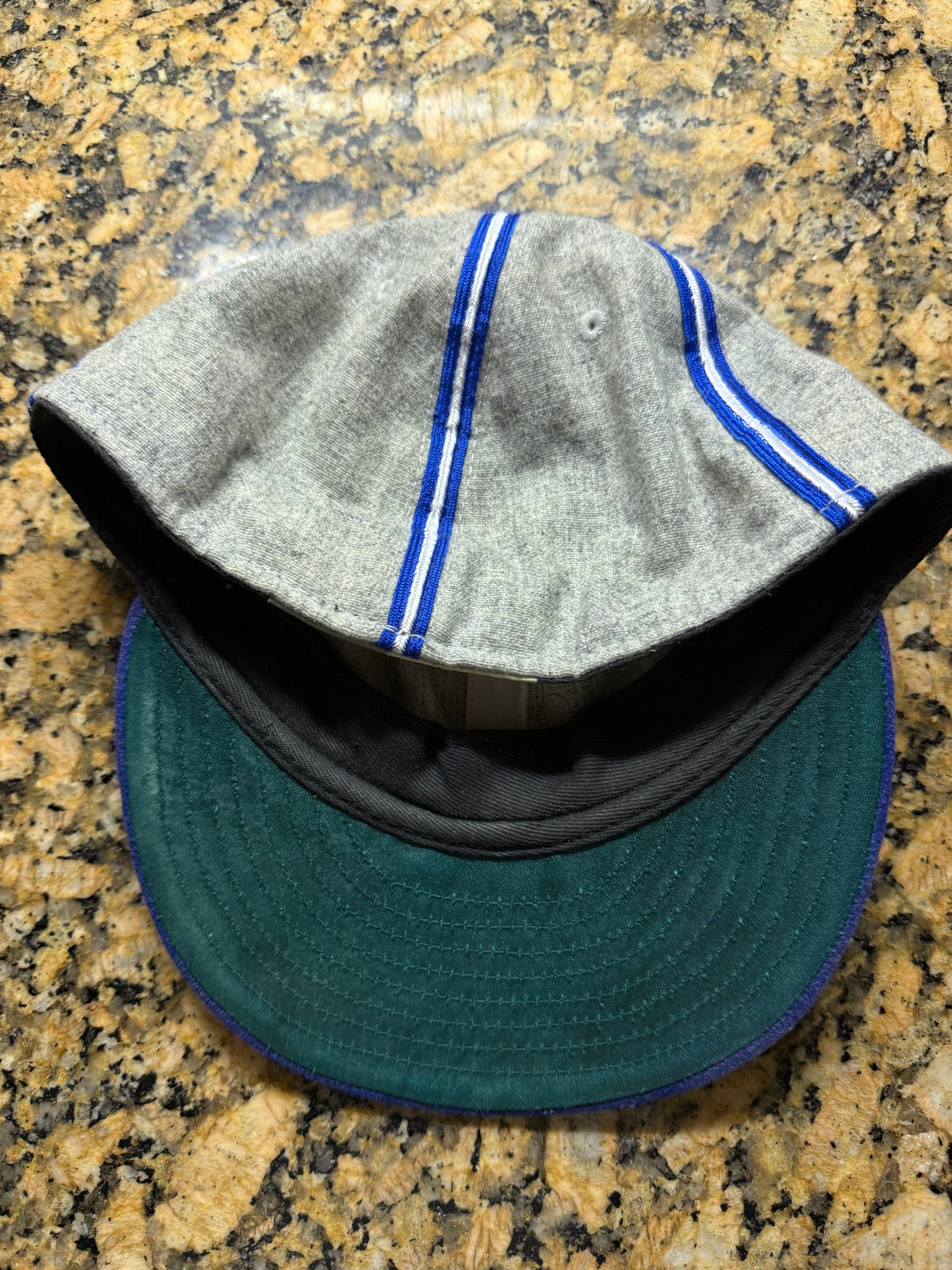 Ebbets Field Flannels Dayton Ducks Vintage Blue baseball hat size 7 1/2