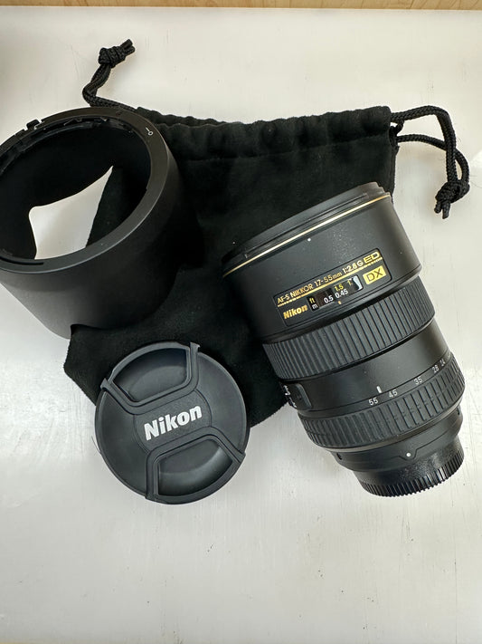 Nikon Nikkor AF-S 17-55mm f2.8 G ED SWM DX IF Lens AFS