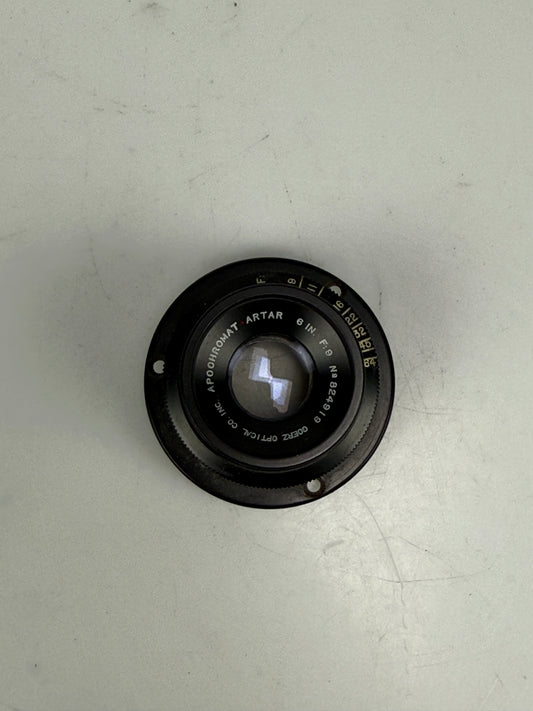 Goerz 6in f9 Apochromat Artar Barrel Lens