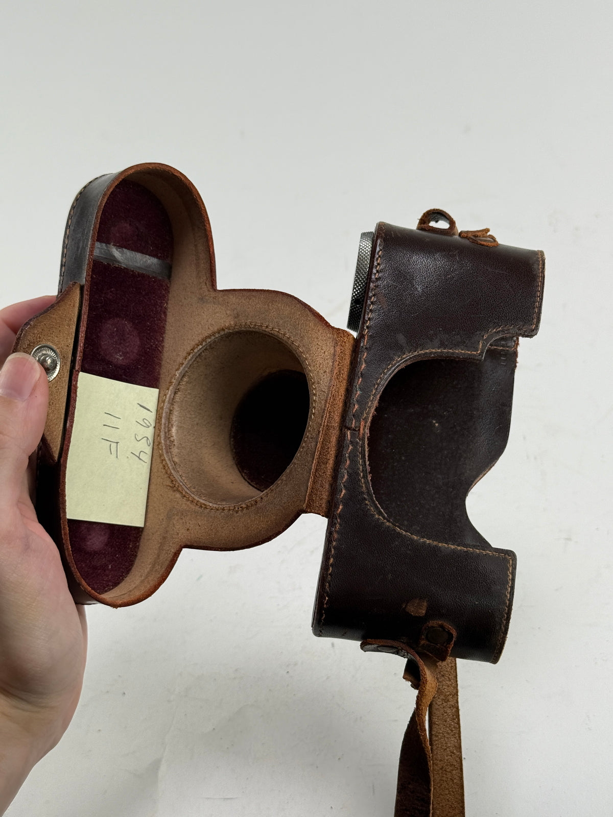 Leica Original Black Leather Eveready Case For II, III, IIIa, IIIb, IIIc, IIIf