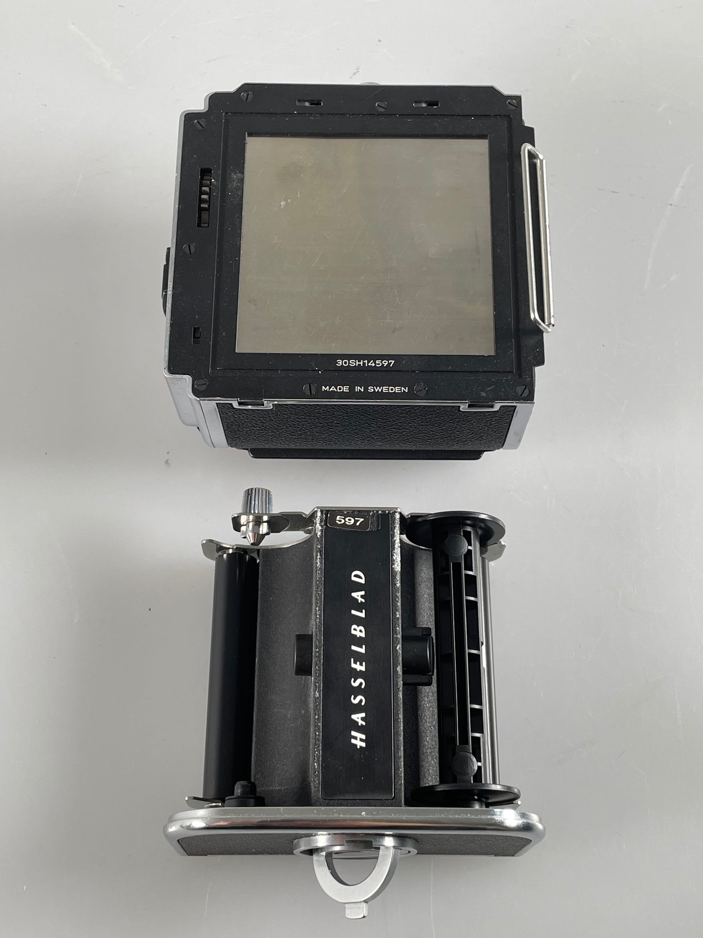 Hasselblad A12 Type IV 120 6x6 Film Back Holder Magazine chrome