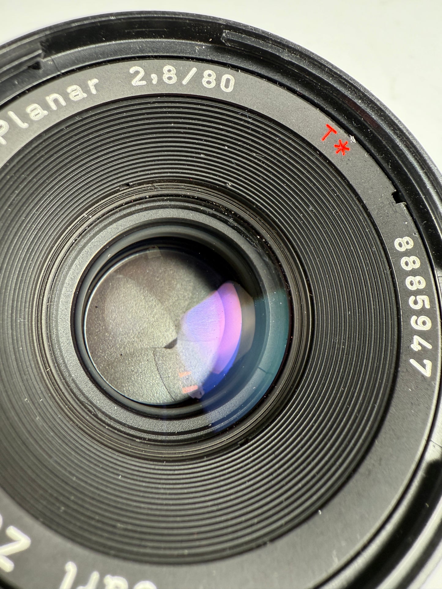 Hasselblad Carl Zeiss planar 80mm F2.8 CFE lens BLACK