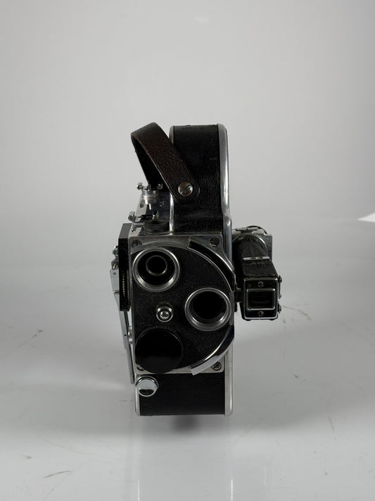 BOLEX Reflex Vintage H16 16mm MOVIE CAMERA with case