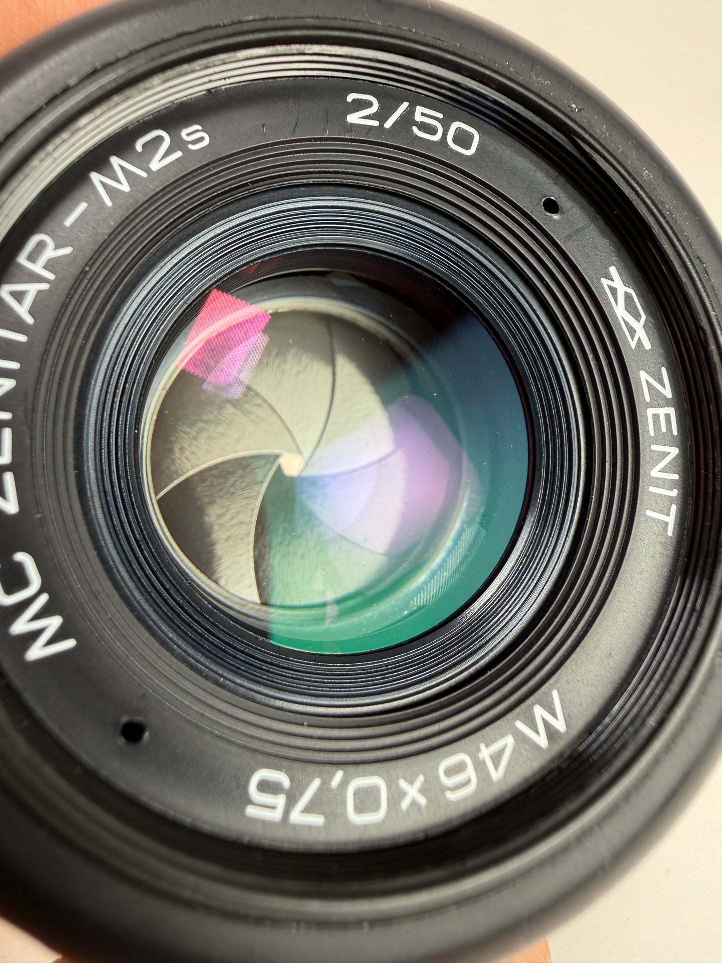 Zenit MC Zenitar-M2s 50mm F2 M46×0.75 M42 mount lens