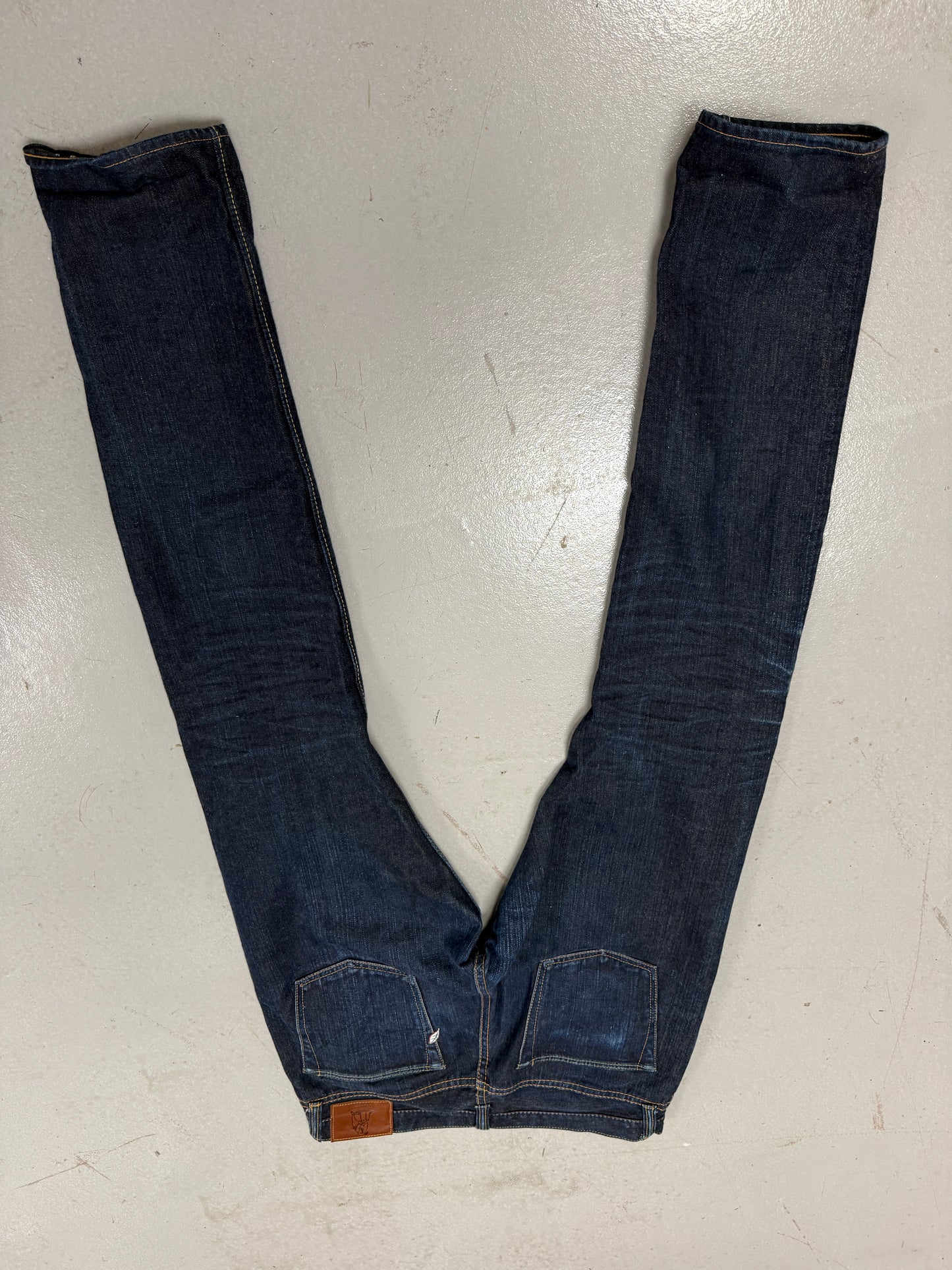 Pure Blue Japan Syoaiya Selvedge Raw Denim Jeans Size 34x34 Japan
