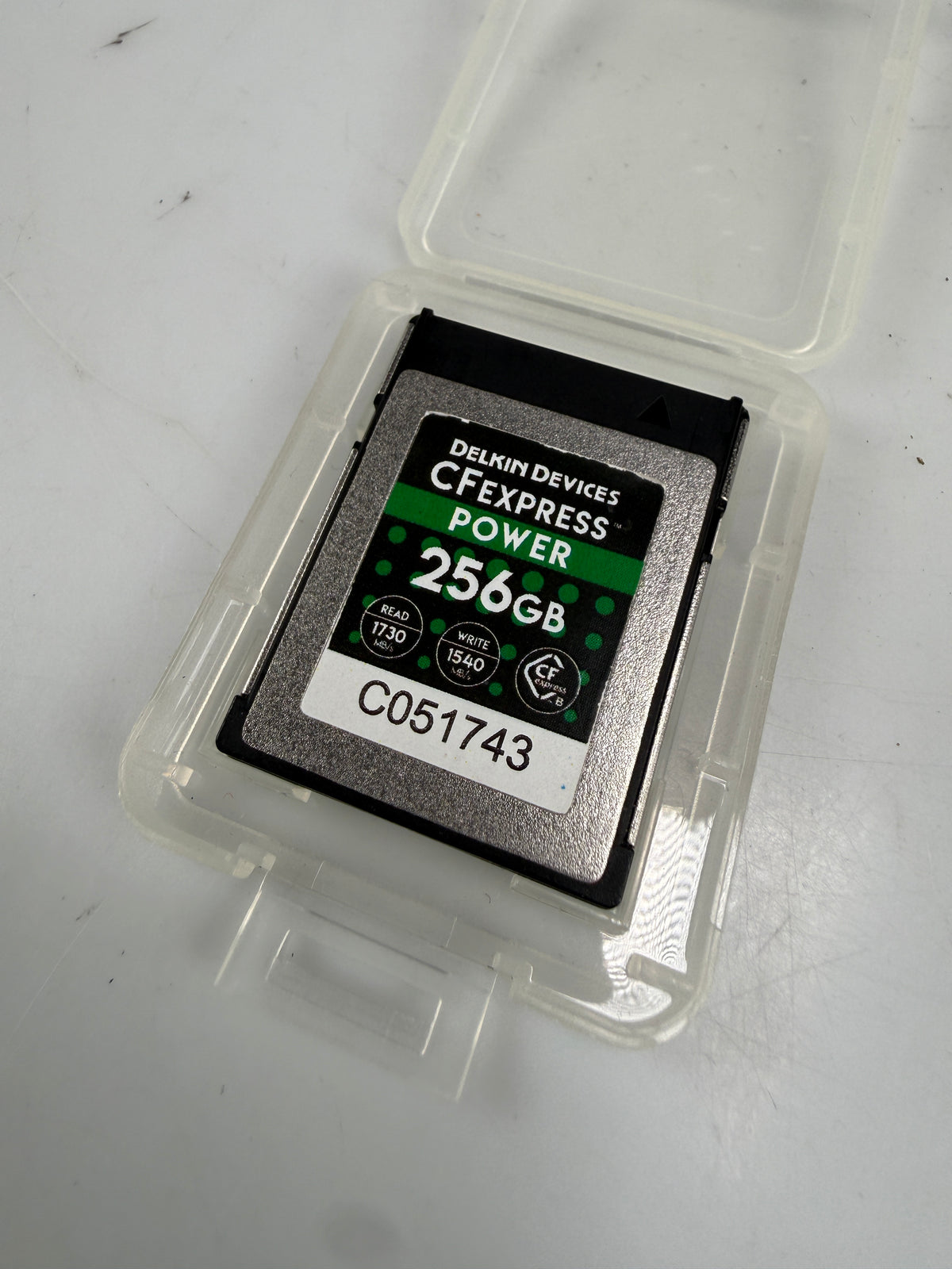 DELKIN DEVICES CF EXPRESS B POWER 256 GB CARD READ 1730 WRITE 1540