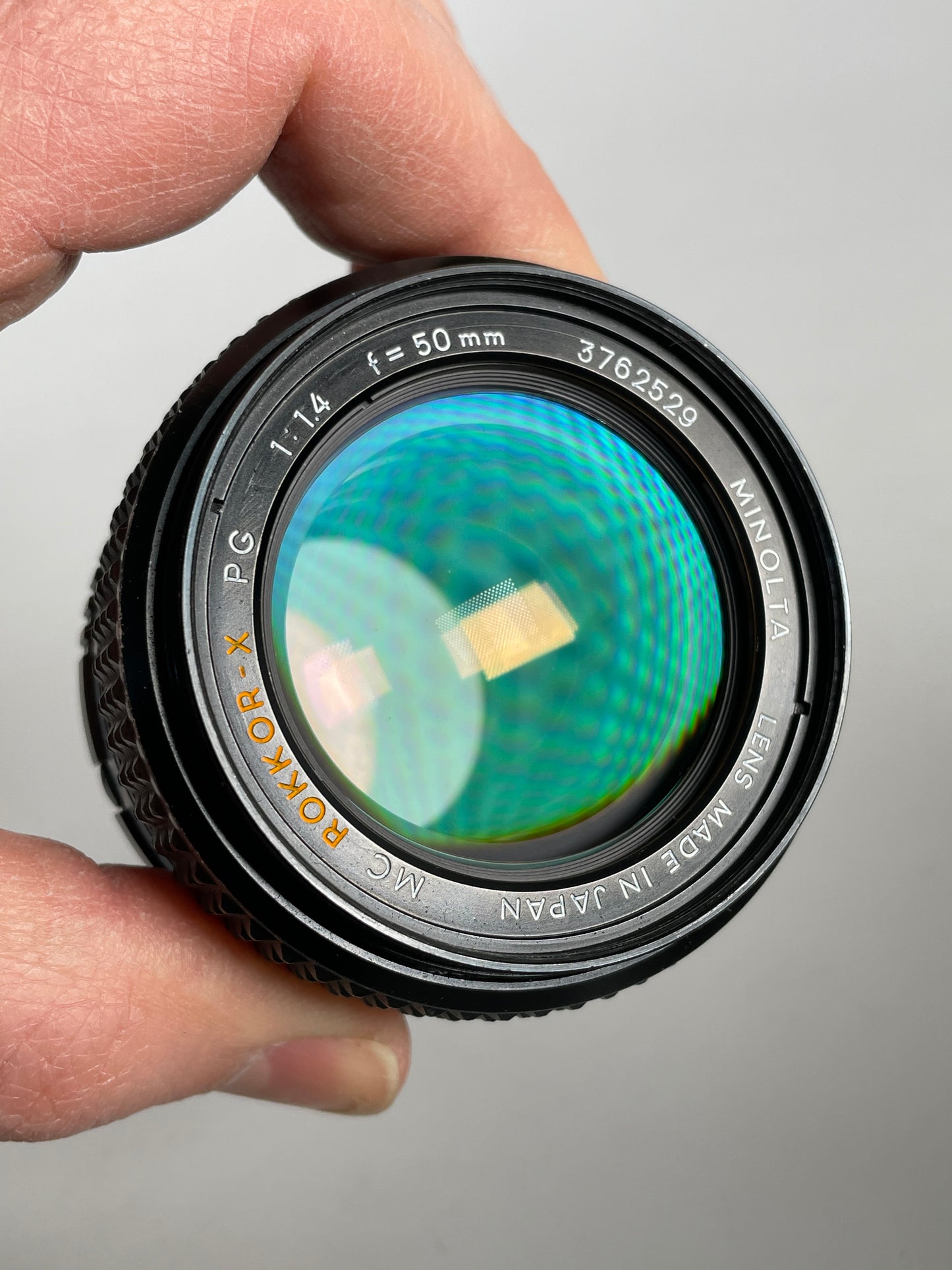 Minolta MC Rokkor-X PG 50mm f1.4 manual focus lens
