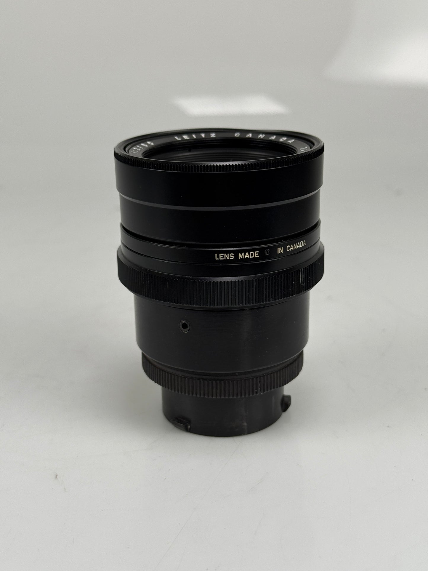 Leica Leitz Summicron M 90mm F2 Black Lens converted to cinema movie camera mount