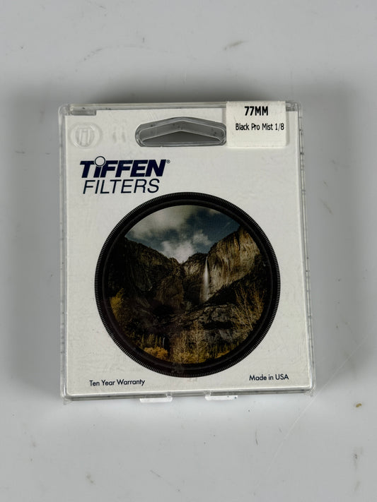 Tiffen 77mm Black Pro-Mist 1/8 Filter Halation Diffusion Filters