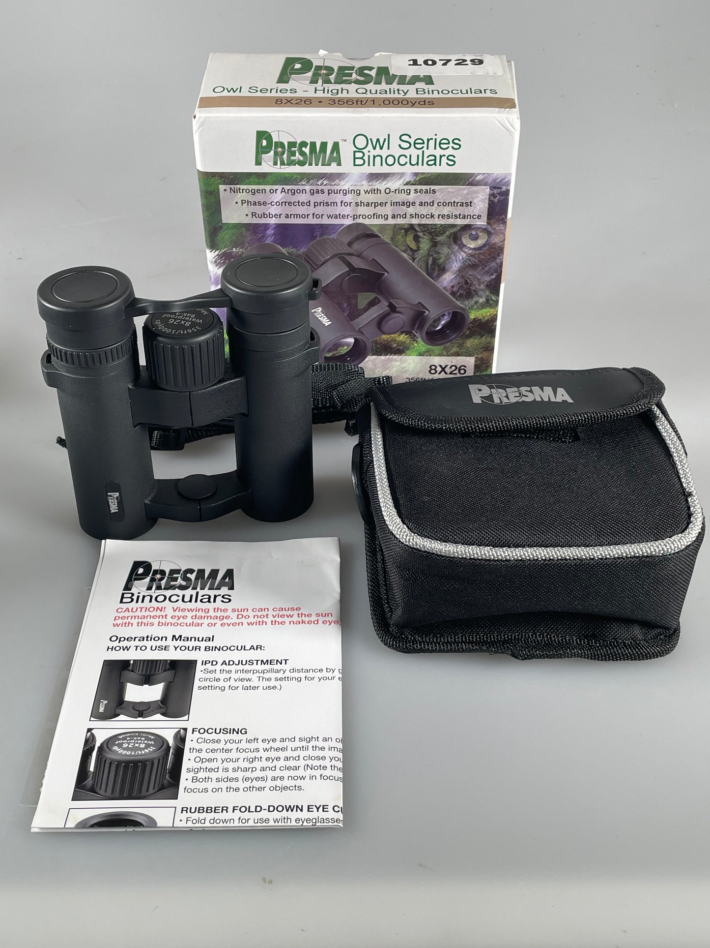 Prisma Binoculars Owl Series BAK4 8x26 Birding