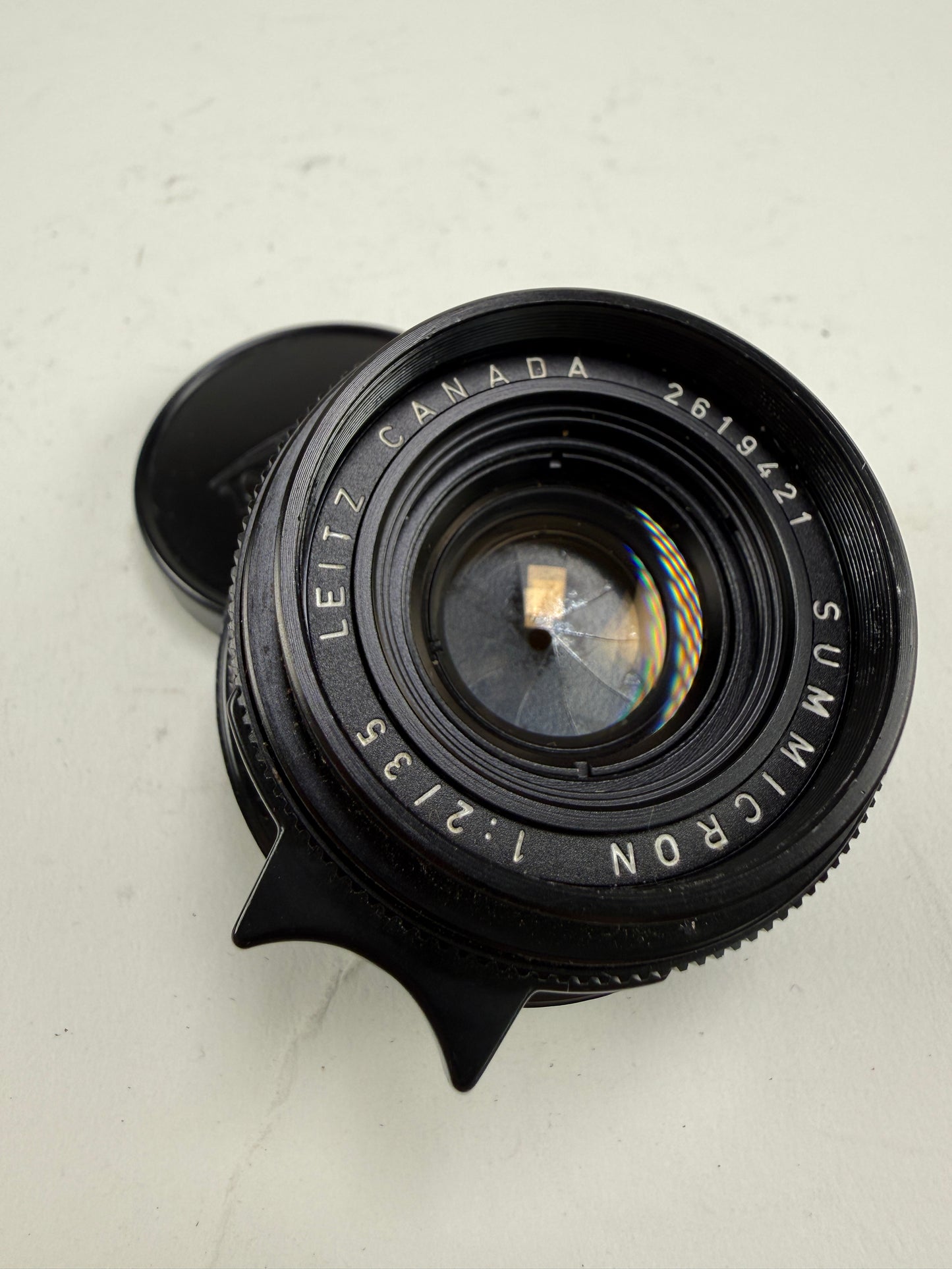 Leica Summicron M 35mm f2 Black Leitz Canada 11309
