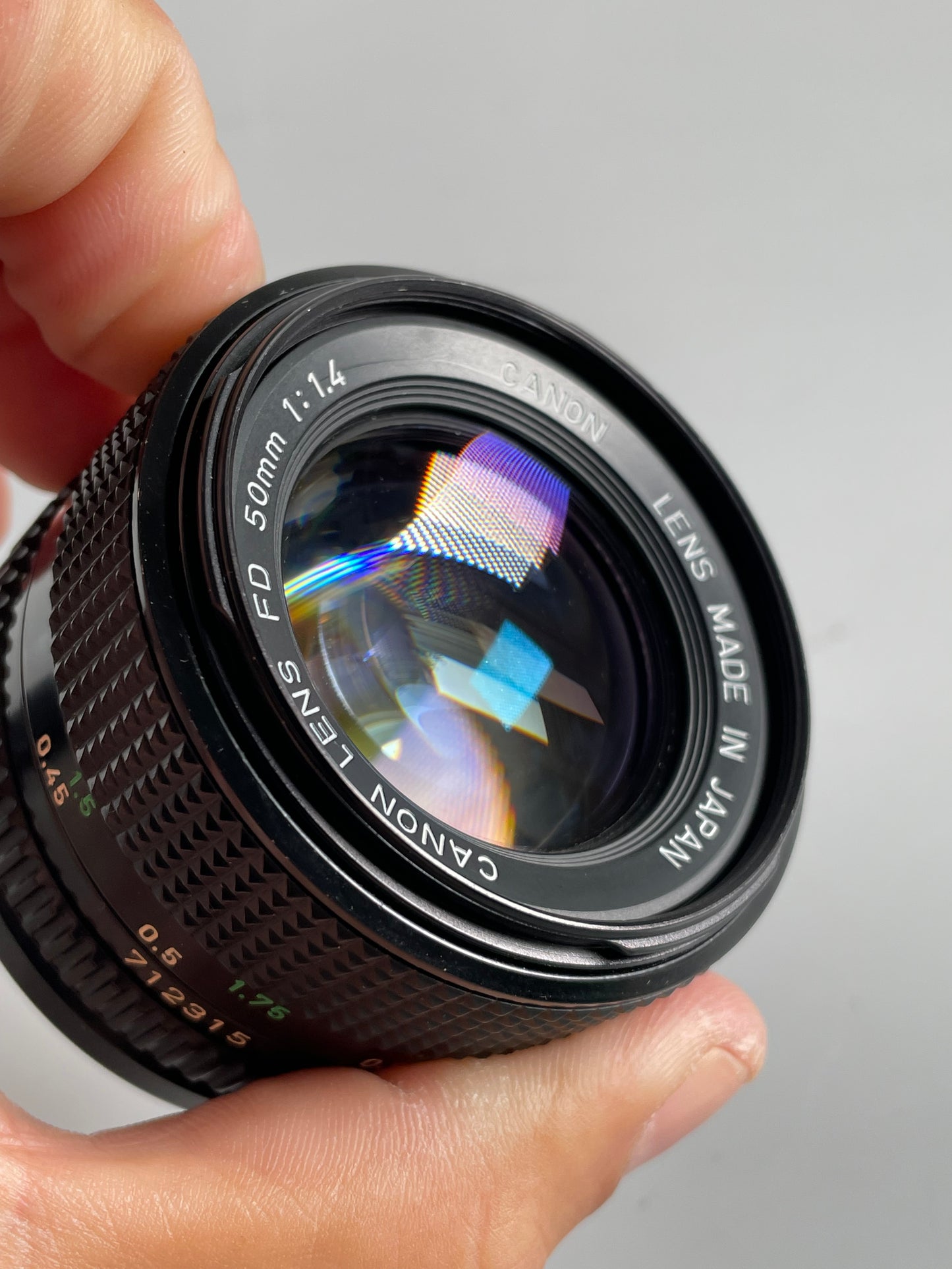 Canon FD New 50mm f1.4 MF prime Lens