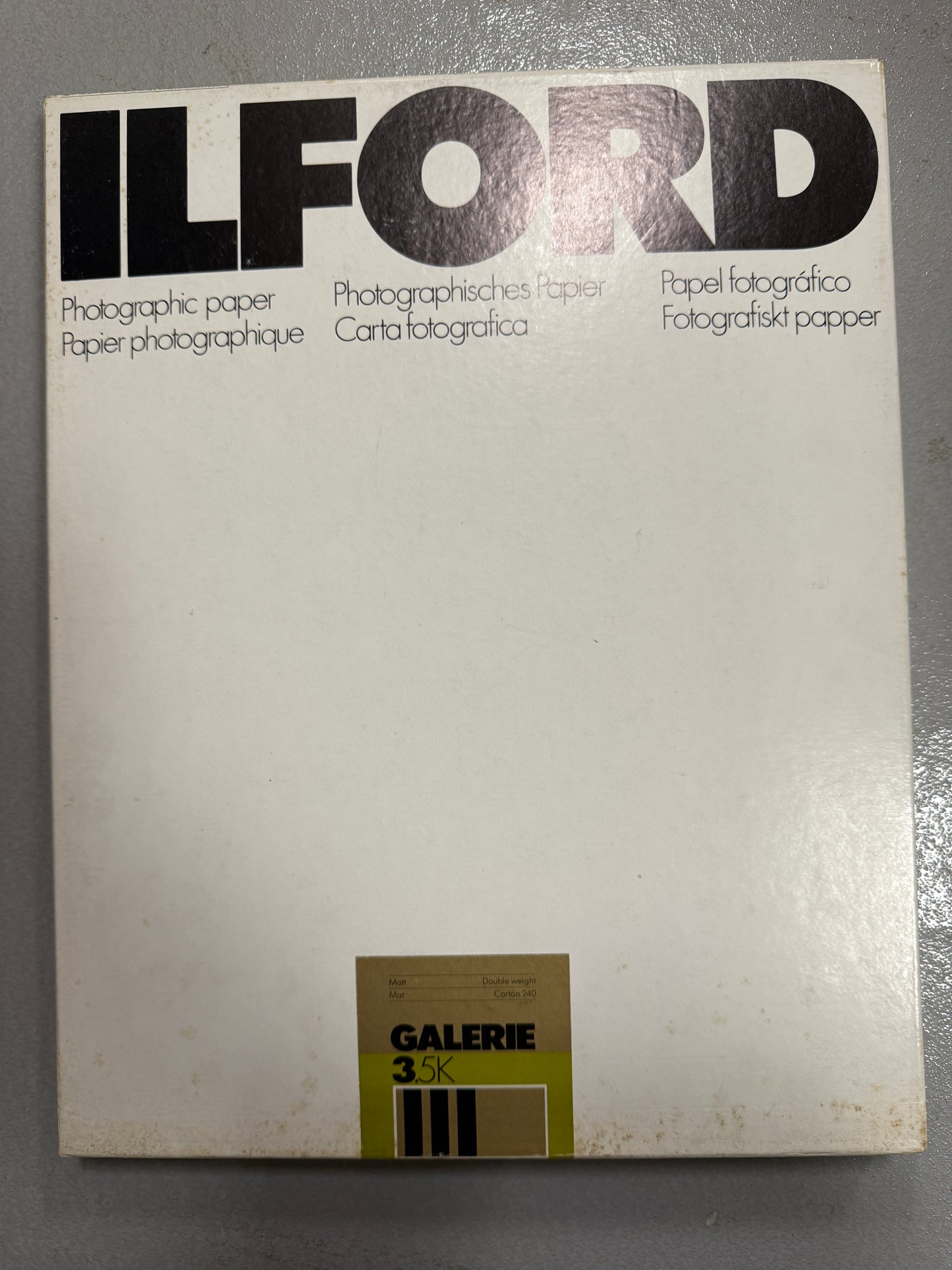 Ilford Ilfobrom Galerie 3.5K 11"x14" Photo Paper 50 sheets unopened NOS fibre