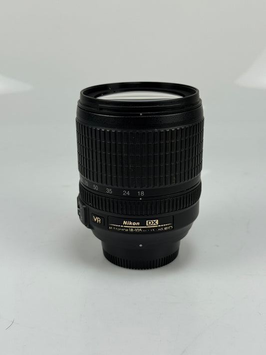 Nikon Nikkor AF-S 18-105mm f3.5-5.6 G ED DX VR Lens