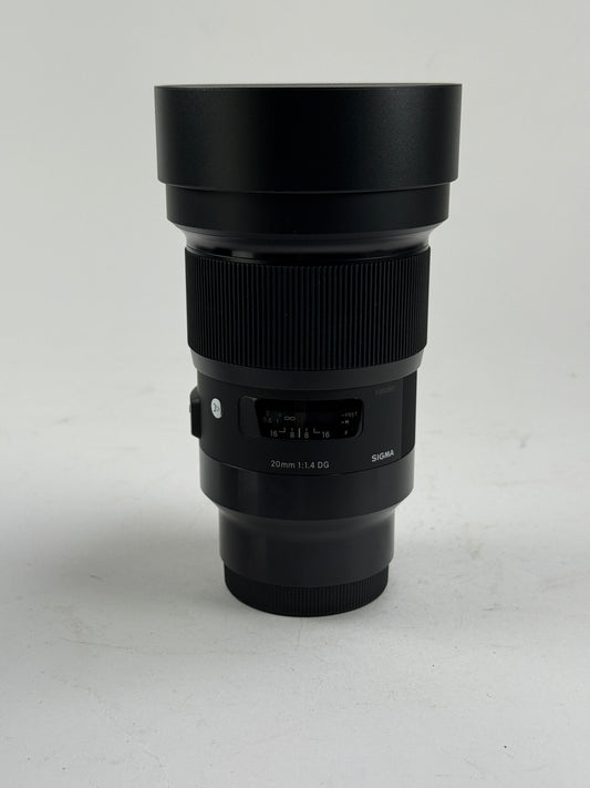Sigma AF 20mm f1.4 DG HSM Art 015 Lens Sony E mount