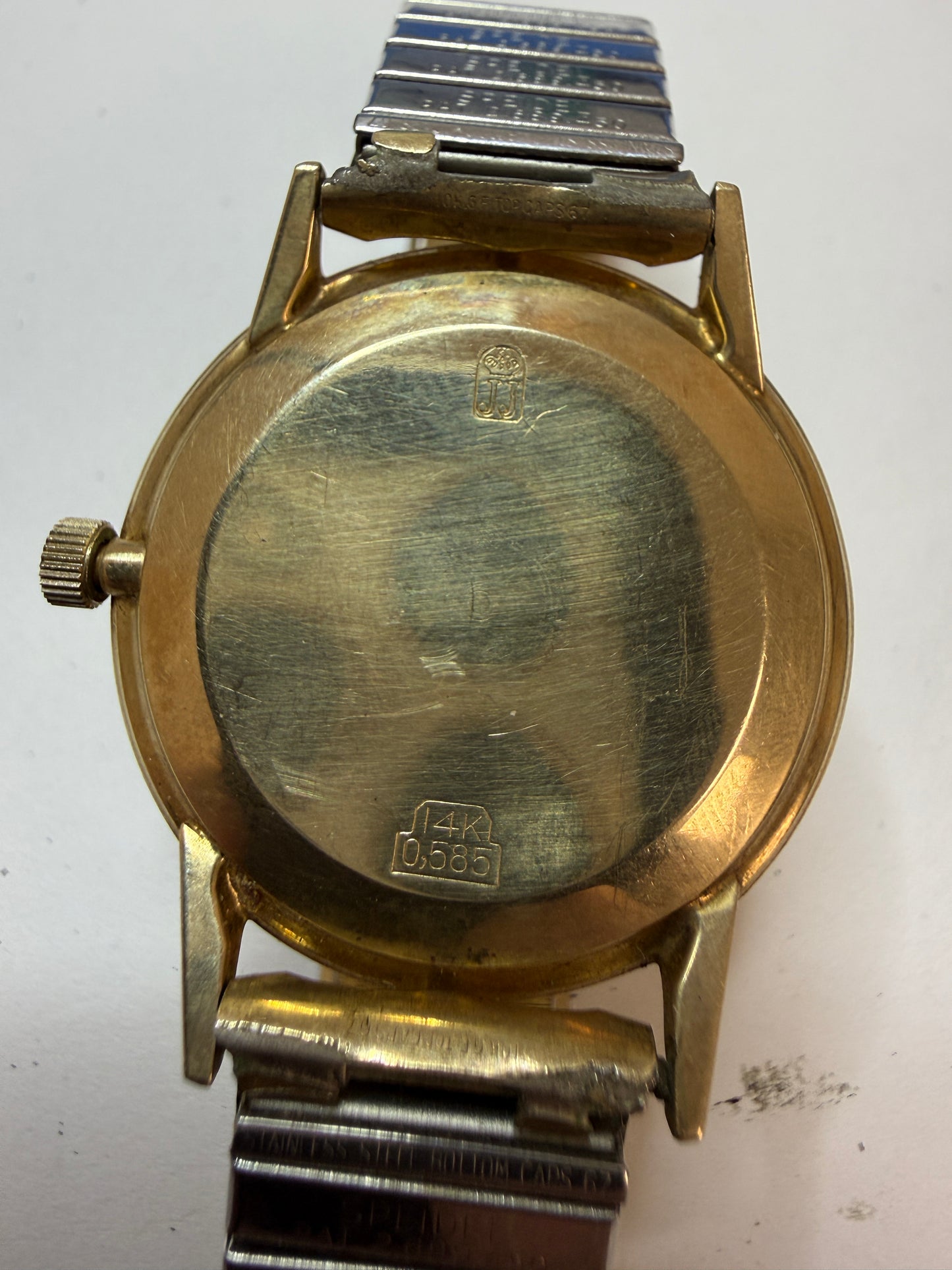 Vintage Jules Jurgenson 14k Solid Gold Manual Wind Watch