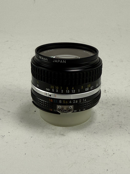 Nikon Nikkor Ais 50mm f1.4 Lens Prime SLR