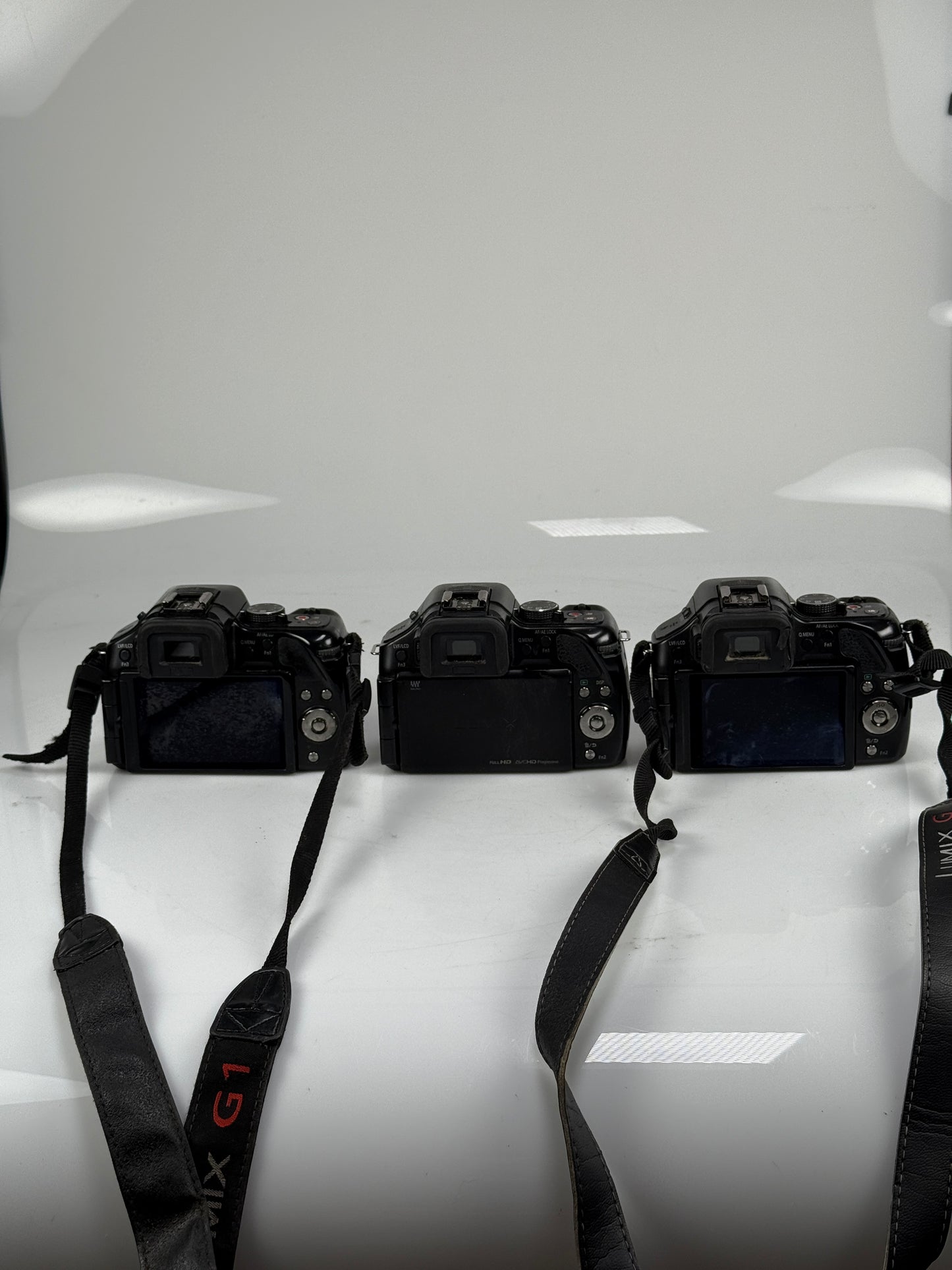 Panasonic Lumix DMC-G5 Mirrorless MFT Digital Camera Body lot of 3