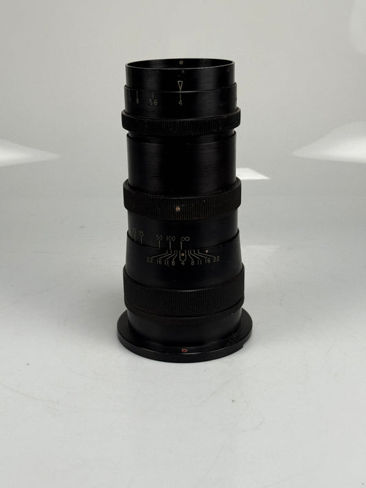 Graflex Kodak Ektar 8 inch 205mm f4 lens for KE-4 military camera