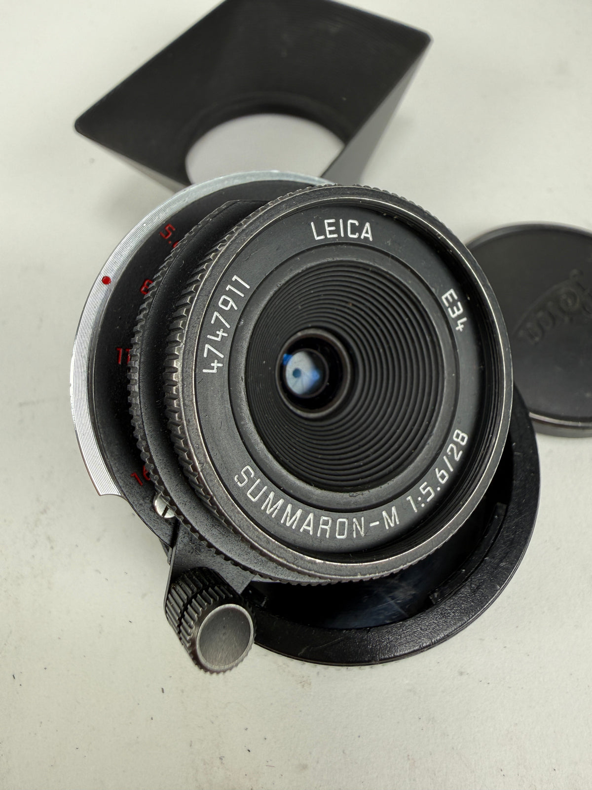 Leica 28mm F5.6 Summaron-M Matte Black chrome #11928 RARE