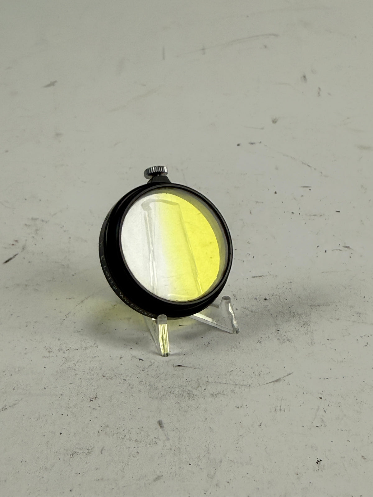 Leitz Leica Black A36 Yellow GB Veri Contrast Camera Lens Filter - Summitar push on 36mm