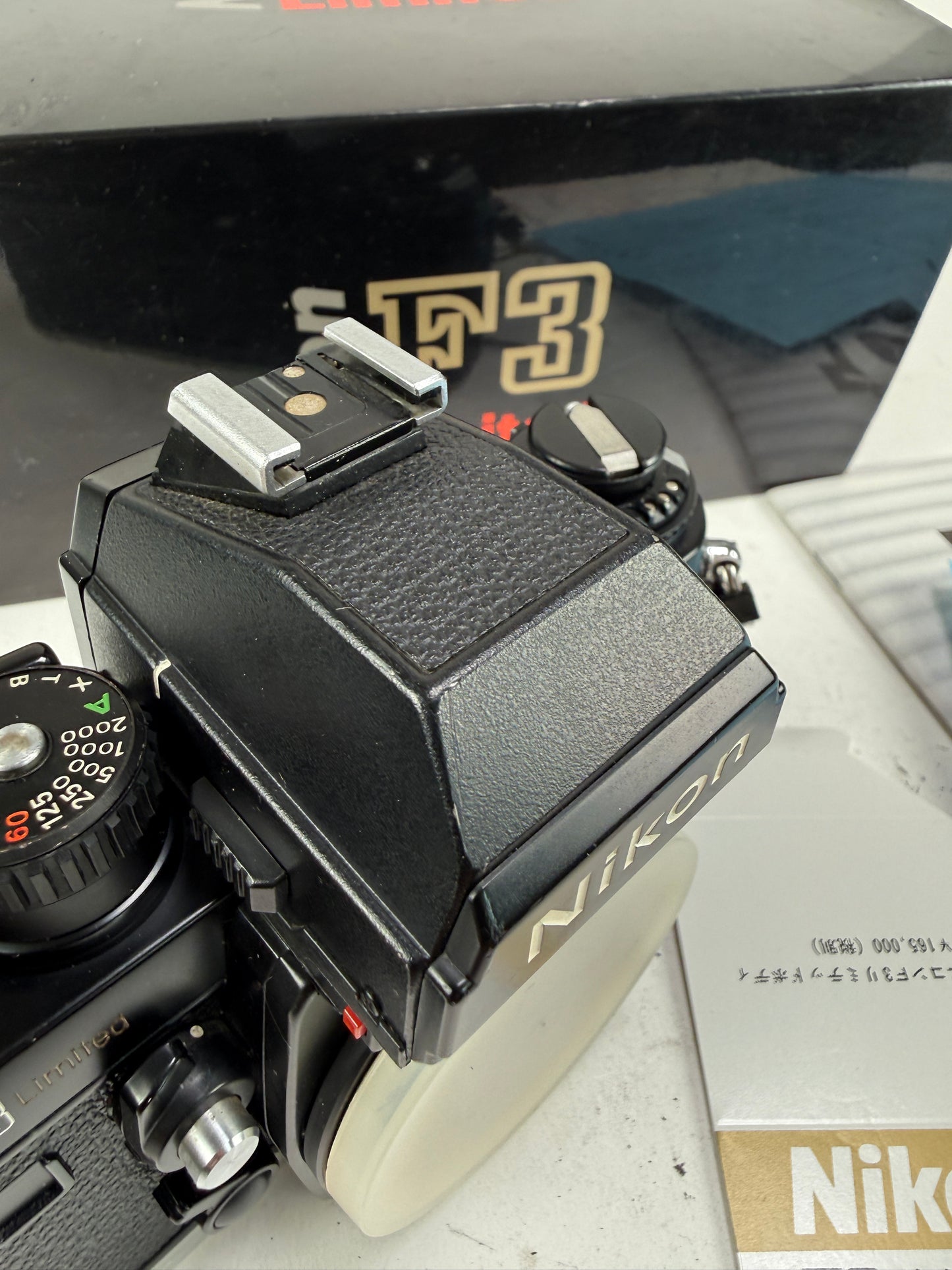 Nikon F3 HP Limited Black SLR 35mm Film Camera Body